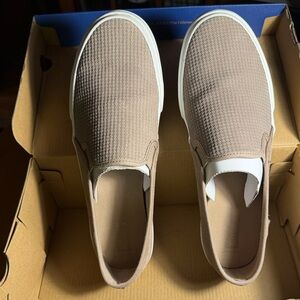 KEDS Tan Slip-On Sneakers